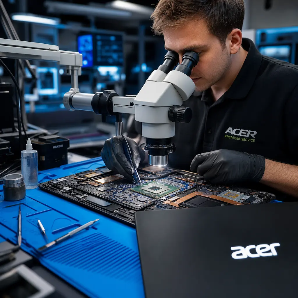 Замена видеокарты ноутбука Acer в Троицке