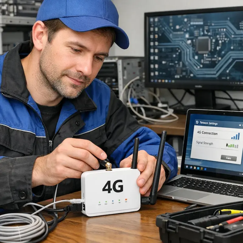 Настройка 4G модема в Троицке