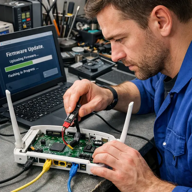 Обновление прошивки роутера в Троицке