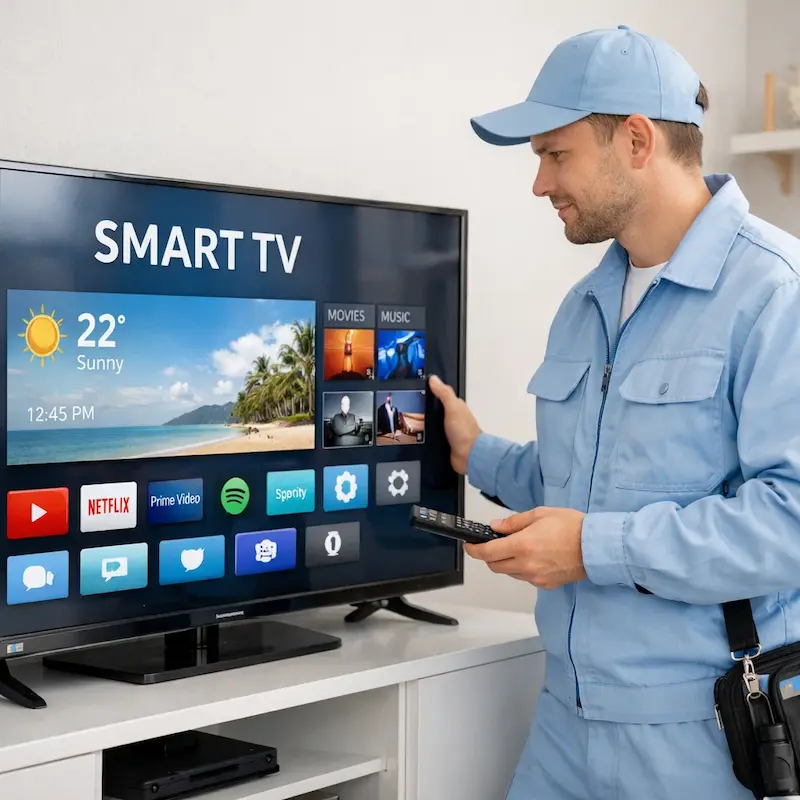 Настройка Smart TV в Троицке