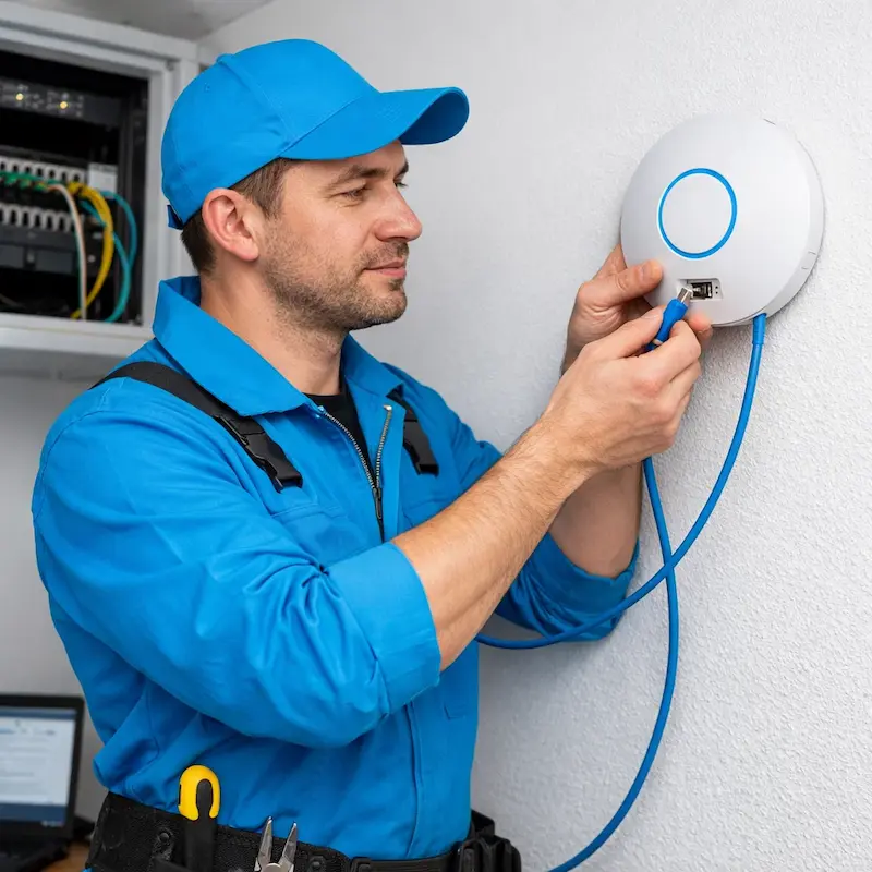 Подключение точки доступа в Троицке