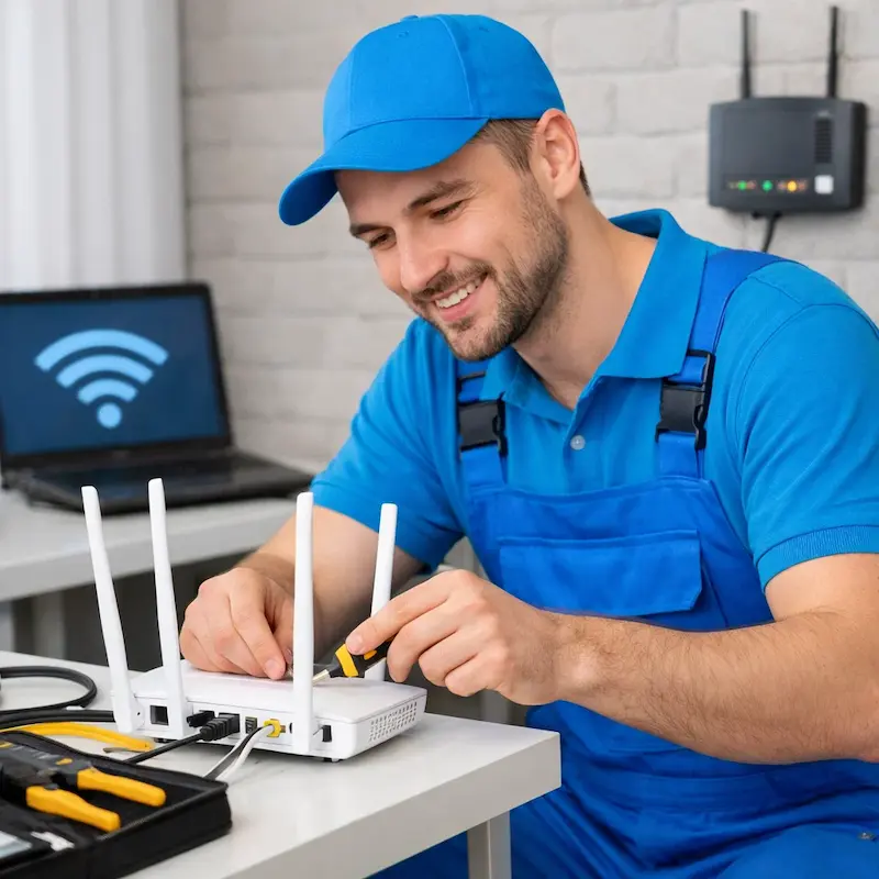 Настройка Wi - Fi в Троицке