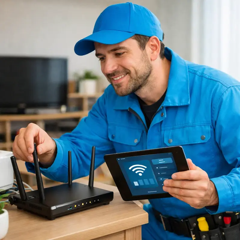 Настройка Wi-Fi для квартиры, дома и офиса в Троицке