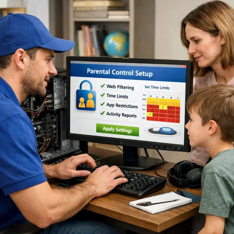 установка родительского контроля в Троицке