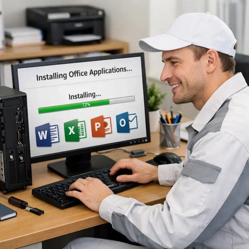 Установка и настройка программ на компьютере в Троицке