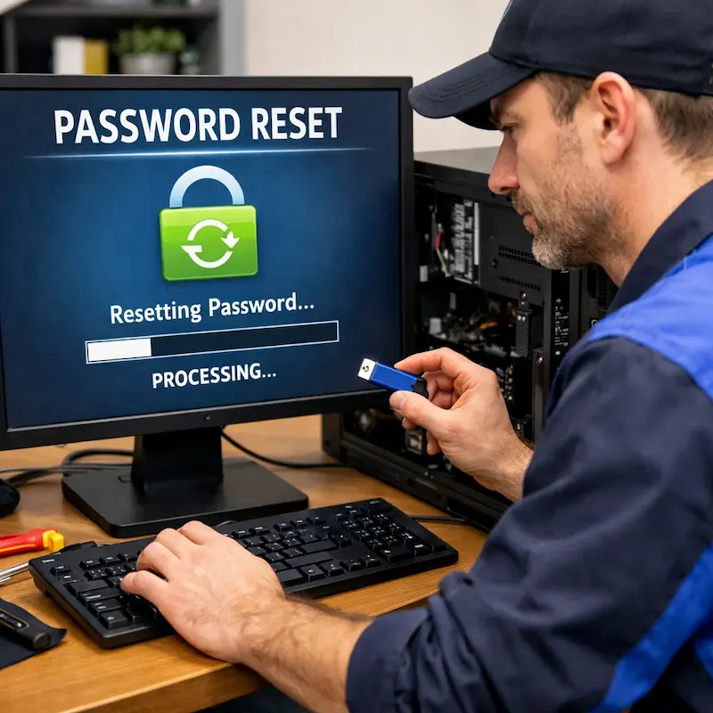 Удаление пароля на компьютере в Троицке